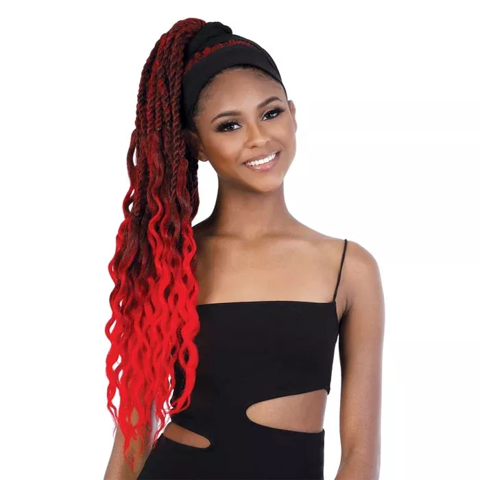 Seduction Quick Wrap with Headband Wig - WRAP.SNC 30" SENEGAL TWIST