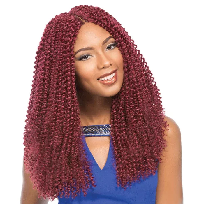 Sensationnel African Collection X-Pression Pre-Looped Crochet Braid - KINKY CURL 14"