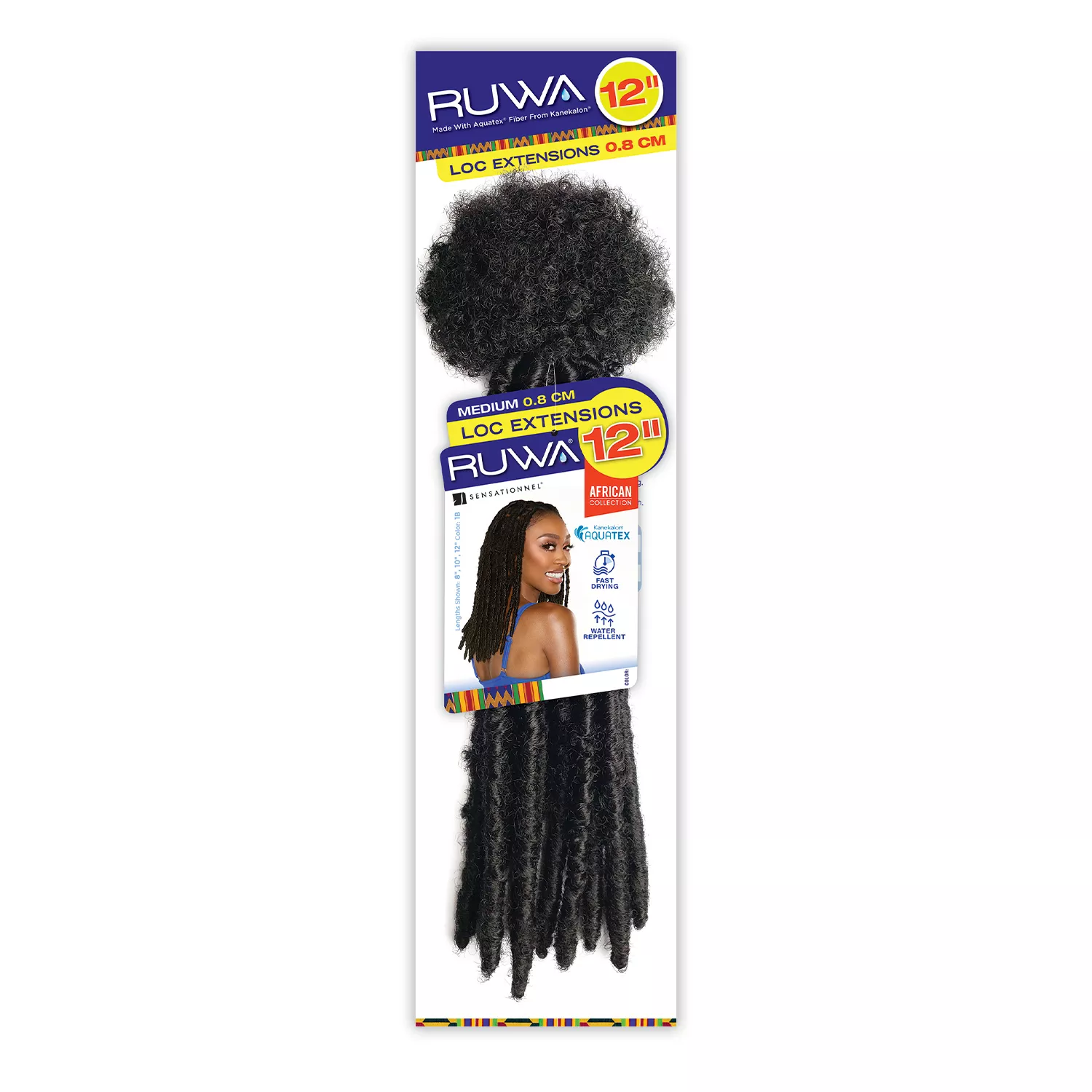 Sensationnel Braids Ruwa Loc Extensions (8"-12")