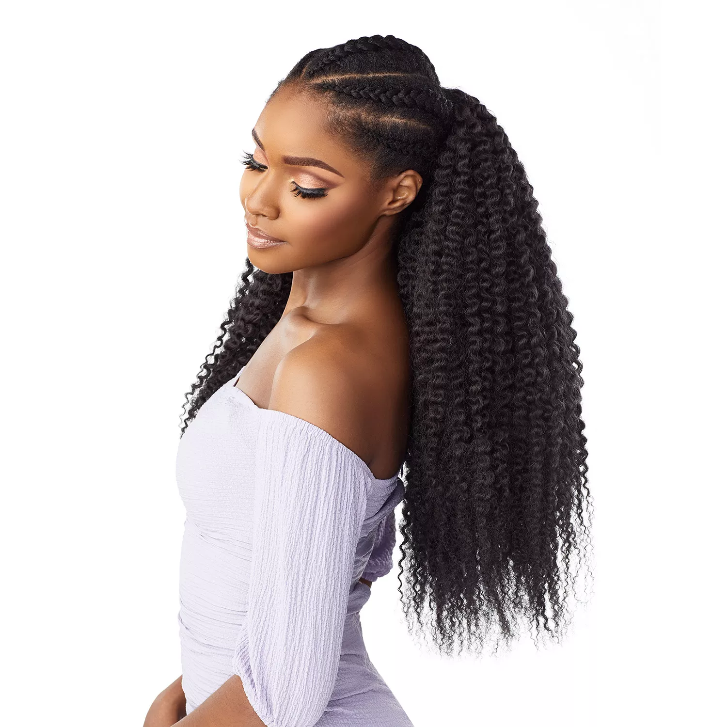 Sensationnel Crochet Braids Lulutress 3X Fully-Folded Drip Curl 20"