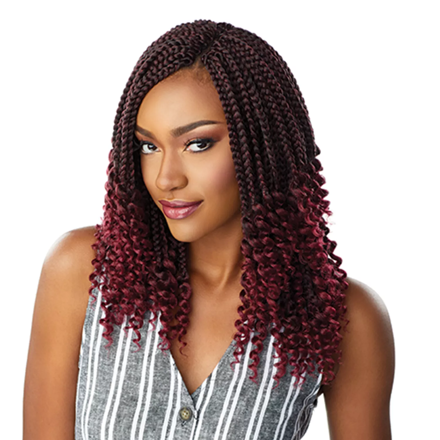 Sensationnel Crochet braids Lulutress 3X Pre-Looped Goddess Box Braid 12"