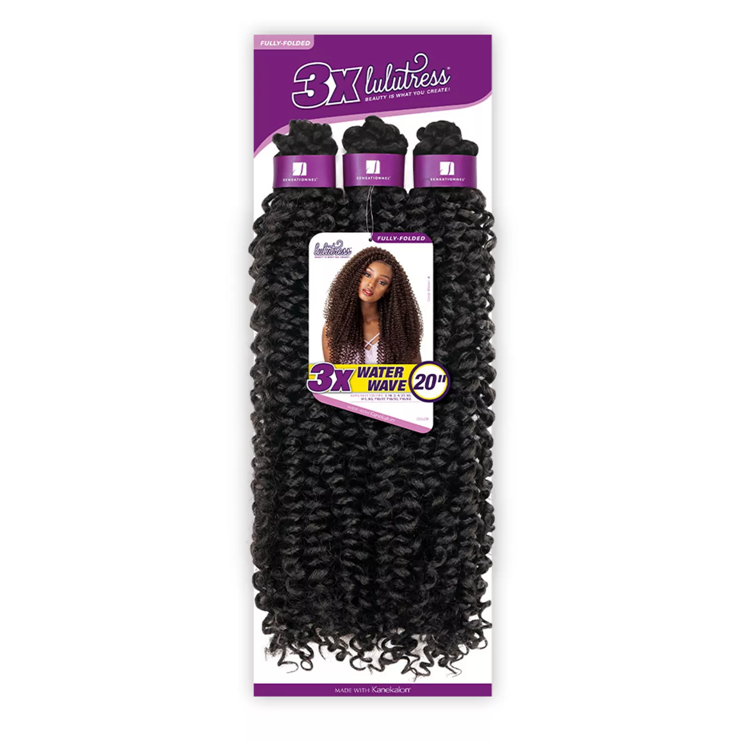 Sensationnel Crochet Braids Lulutress 3X Water Wave 20"