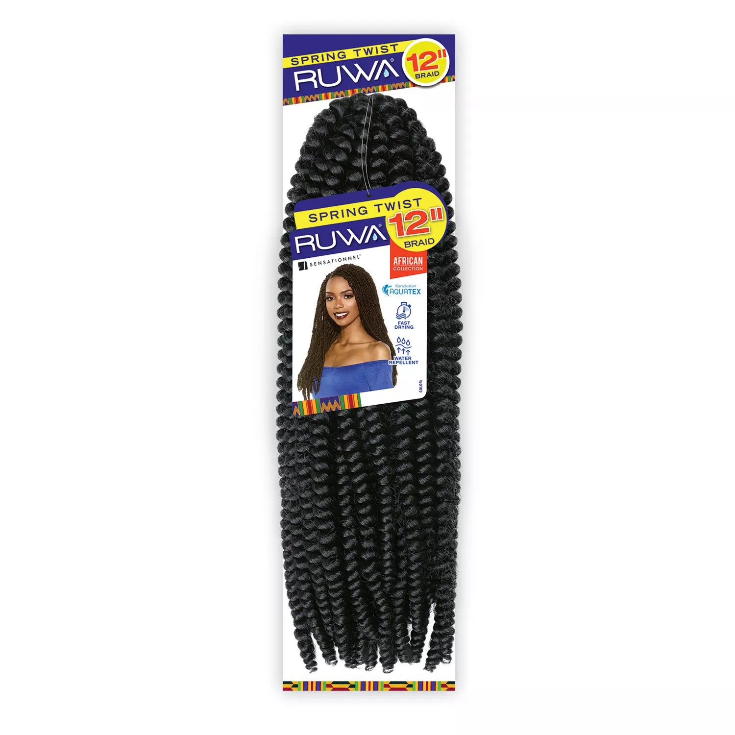 Sensationnel Crochet Braids Ruwa Spring Twist 12"