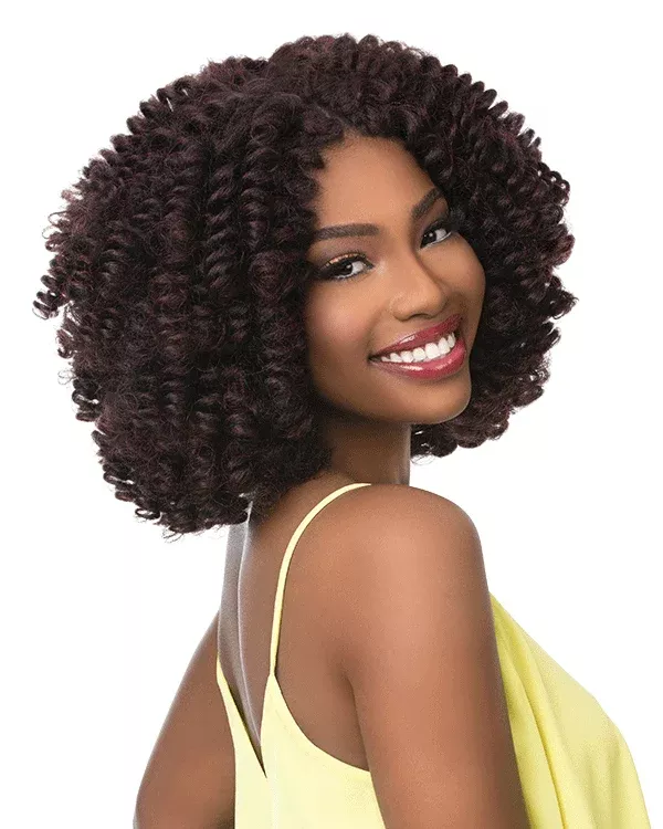 Sensationnel Curlfinity Pre-Loop Rod-Set Curls Bulk Braid - ORANGE ROD 10/20"