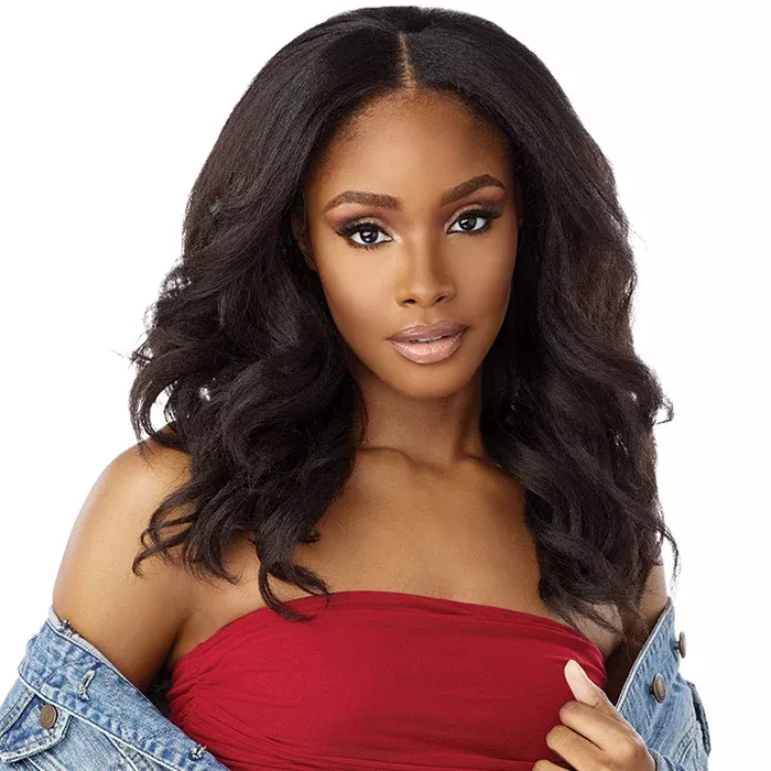 Sensationnel Curls Kinks V-Part Wig Glueless HD Lace Part Wig - V-UNIT 8