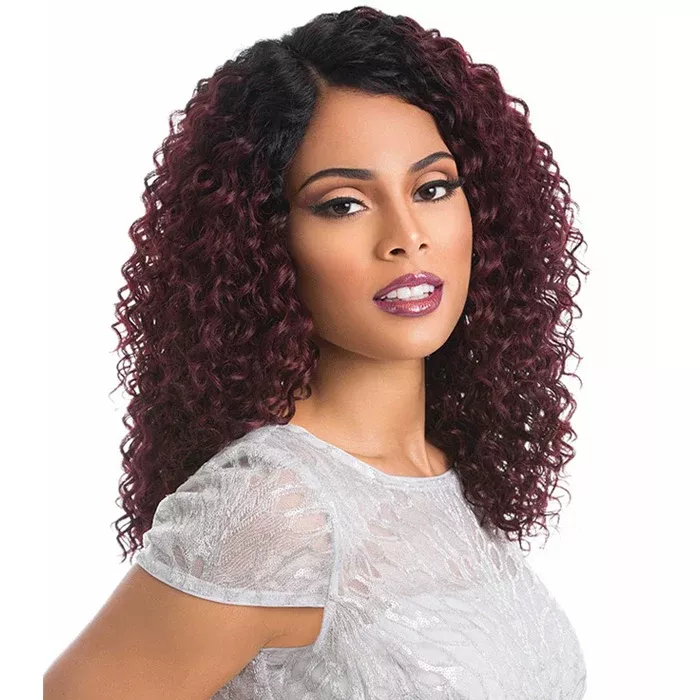 Sensationnel Empress Custom Synthetic Lace Front Wig - DEEP WAVE