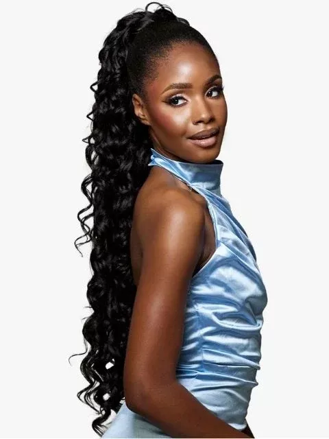 Sensationnel Glamora HD Lace Drawstring Ponytail - GLAMORA_GLAM UPDO UNIT 2