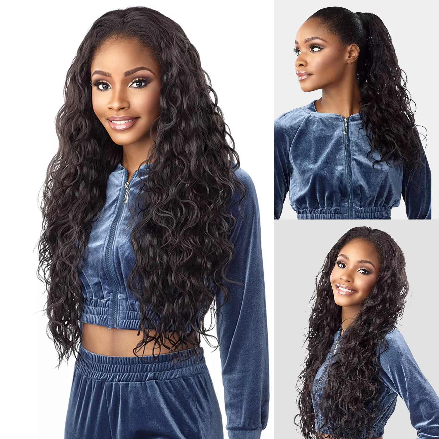Sensationnel Half Wig N Pony Wrap Instant Up N Down UD 13