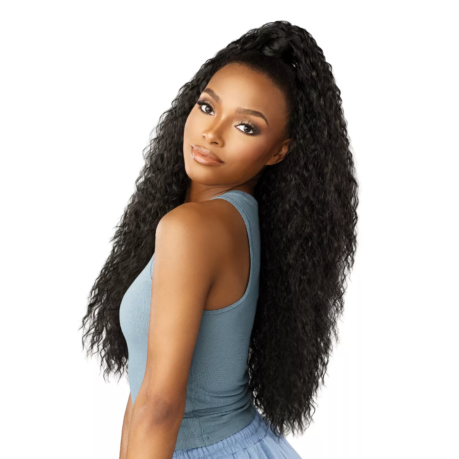 Sensationnel Half Wig N Pony Wrap Instant Up N Down UD 27