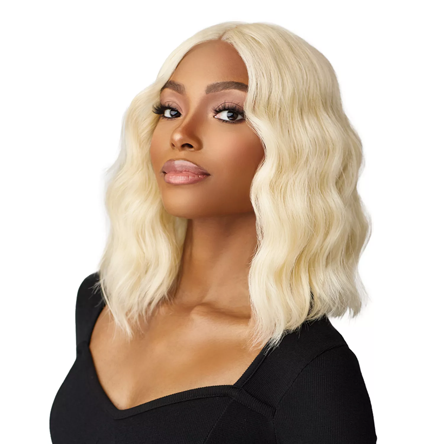Sensationnel HD Lace Front Wig Butta Lace Glueless Chic Bob Lob Unit 5