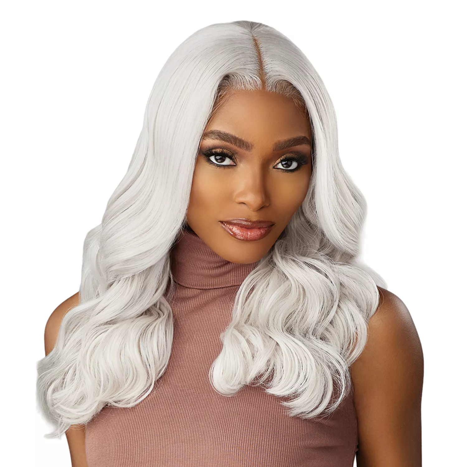 Sensationnel HD Lace Front Wig Glueless Empress Edge Shear Muse Gold Krush Lanisha