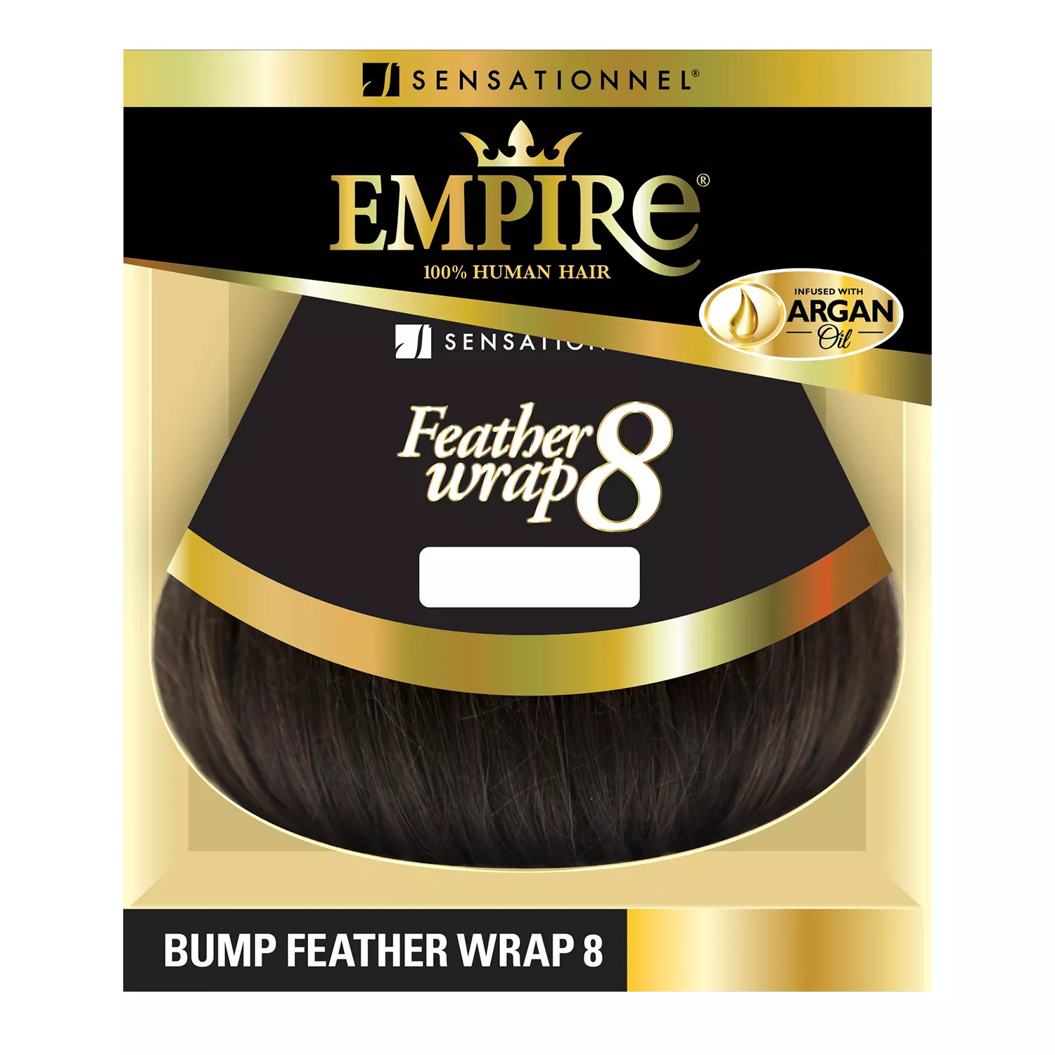 Sensationnel Human Hair Weave Empire Bump Feather Wrap 8