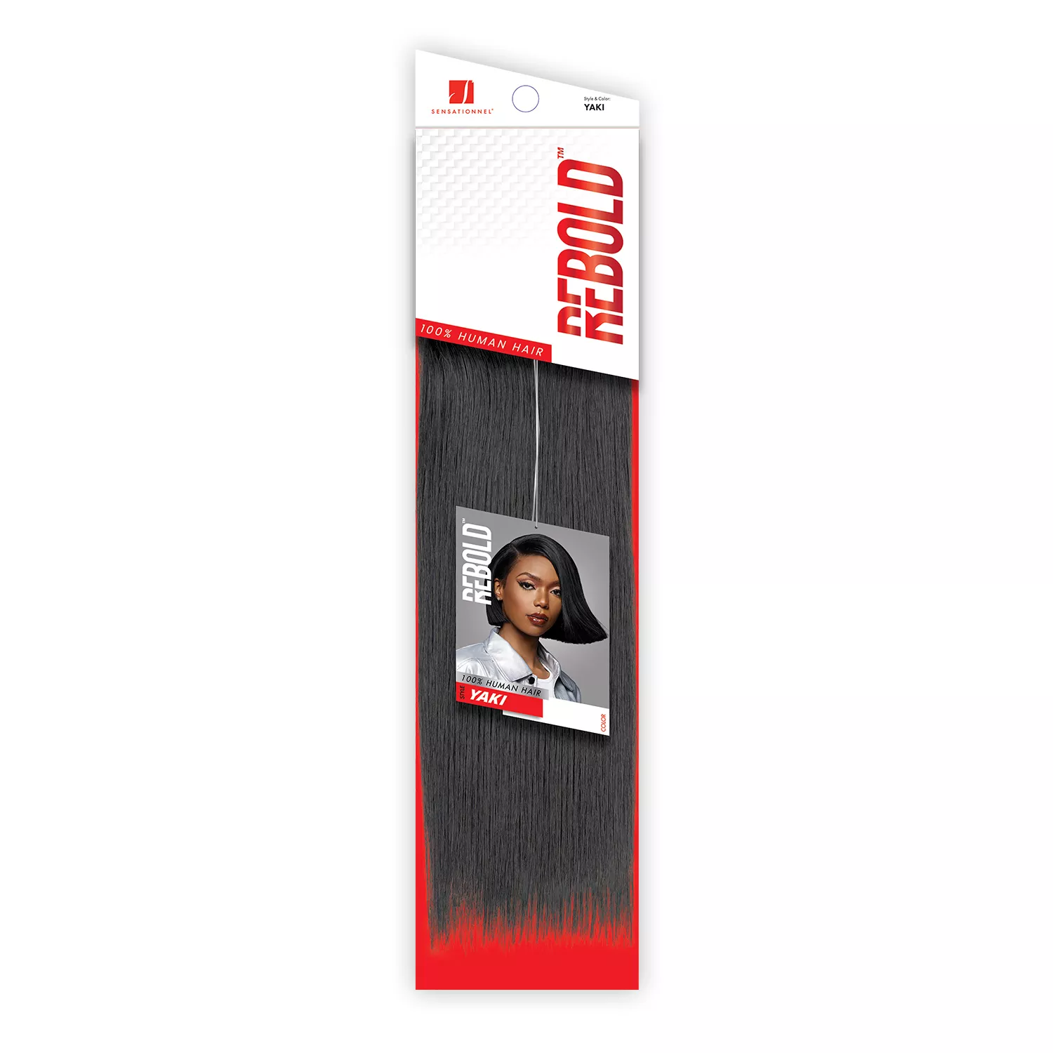 Sensationnel Human Hair Weave Rebold Yaki (10"-18")
