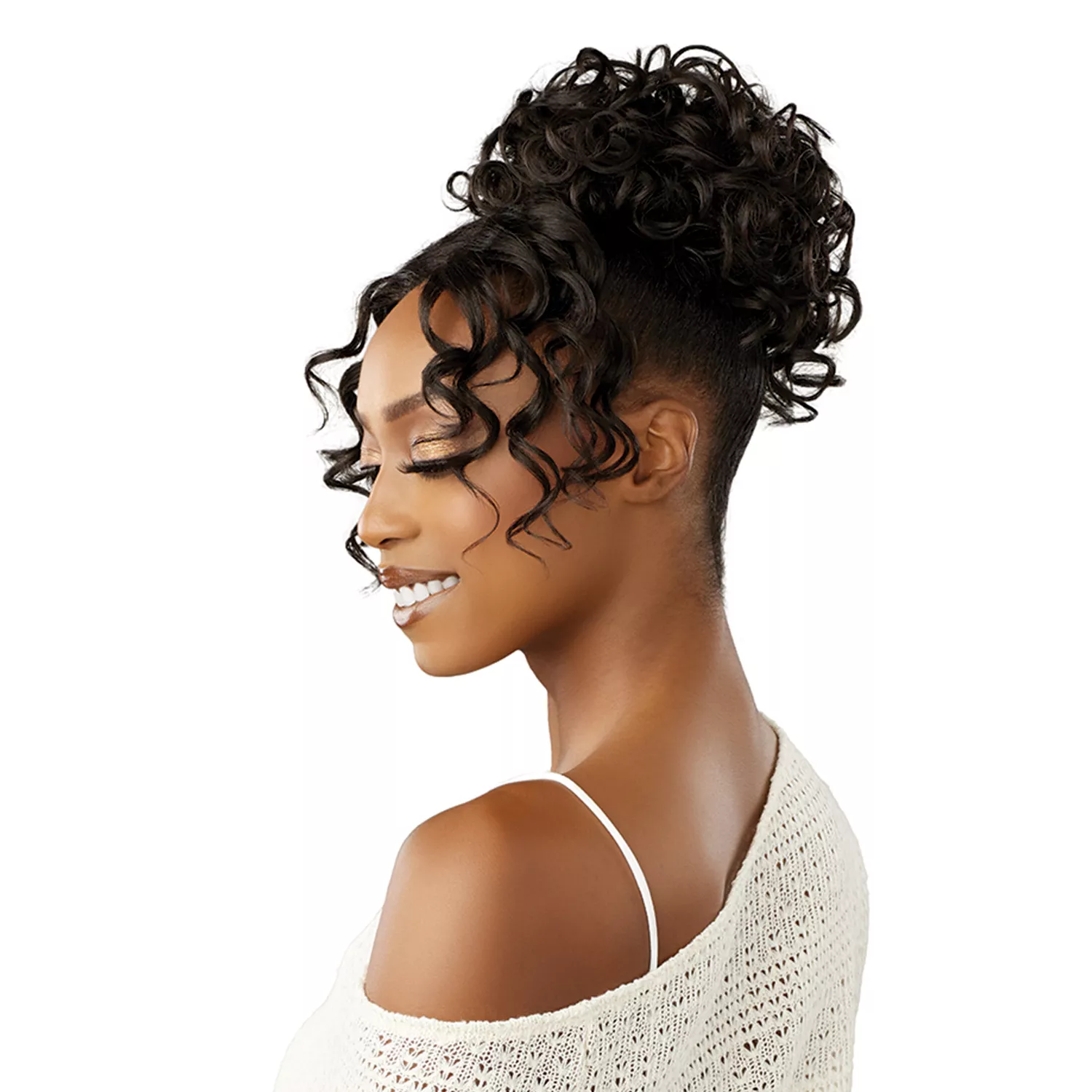 Sensationnel Lulu Bun With HD Lace Parting Updo Unit 13