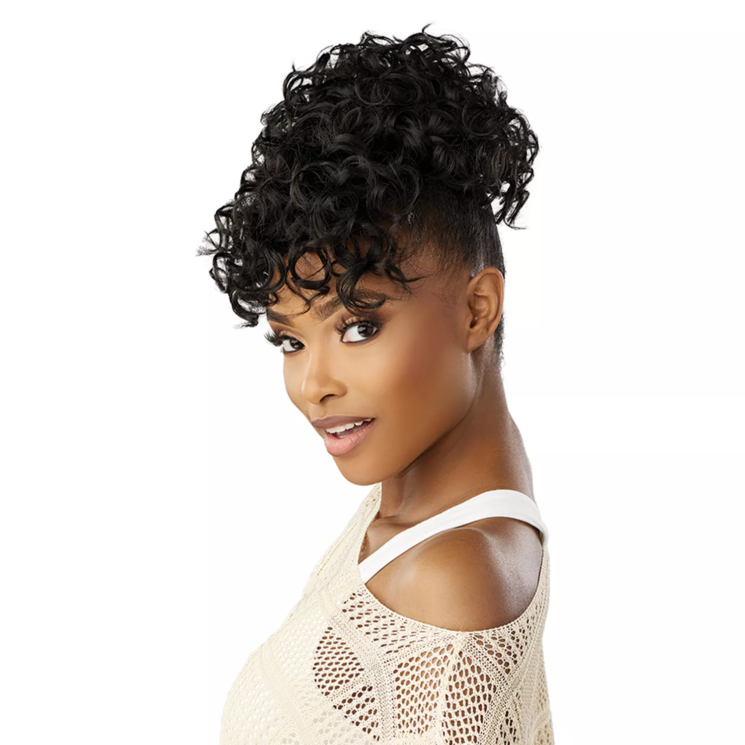 Sensationnel Lulu Bun With HD Lace Parting Updo Unit 9
