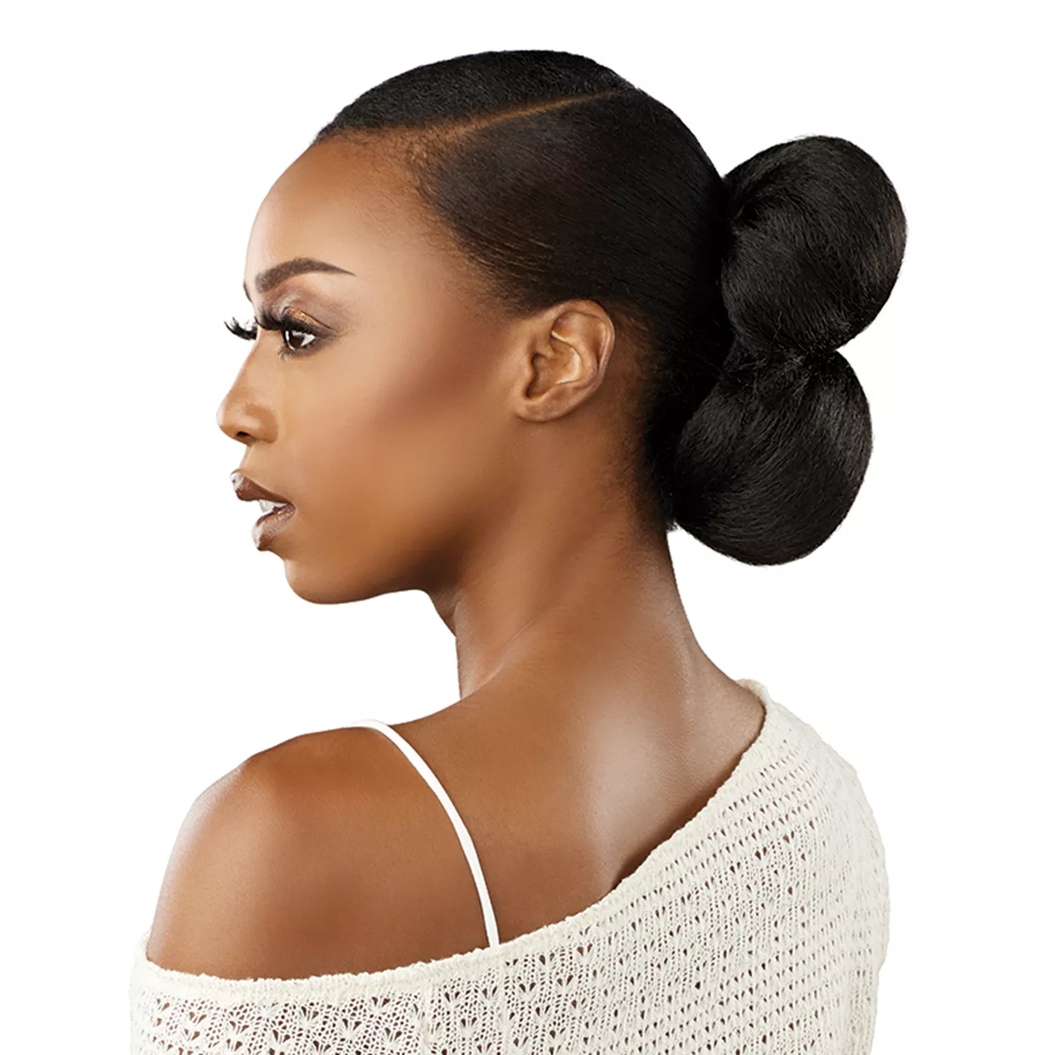 Sensationnel Lulu Bun With Natural Textures Sleek Bun Unit 1