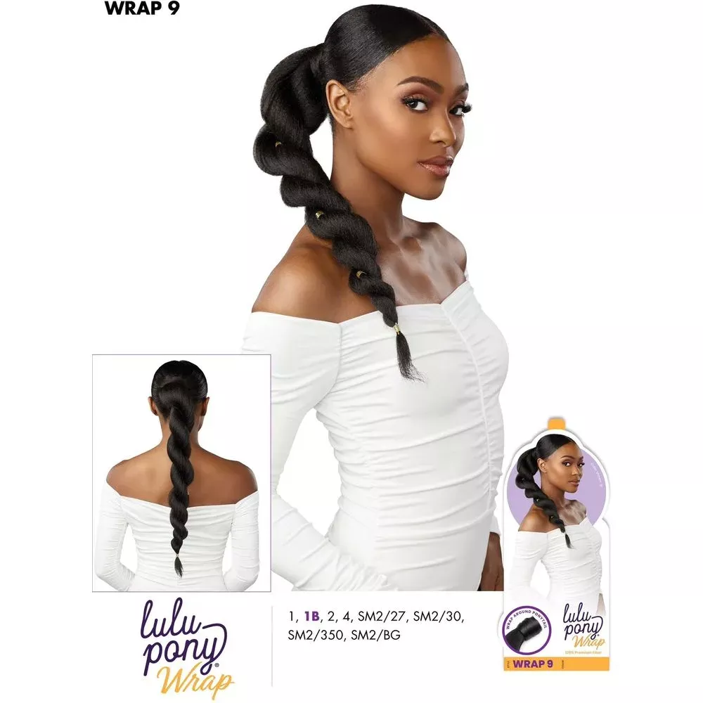 Sensationnel Lulu Pony Synthetic Wrap Ponytail – Wrap 9