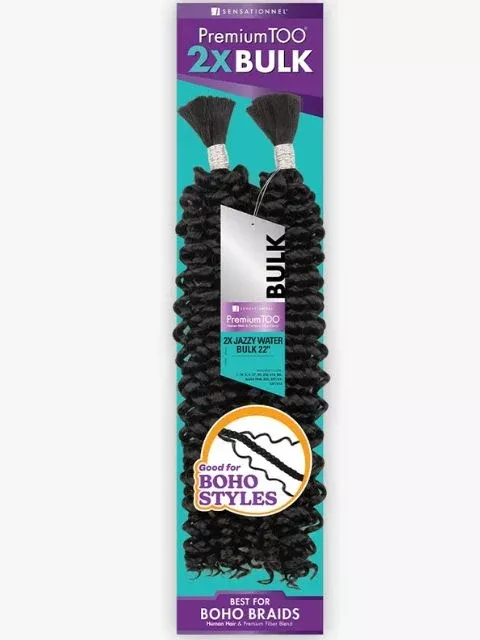 Sensationnel Premium Too Human Blend Braid 2X JAZZY WATER Bulk 22″