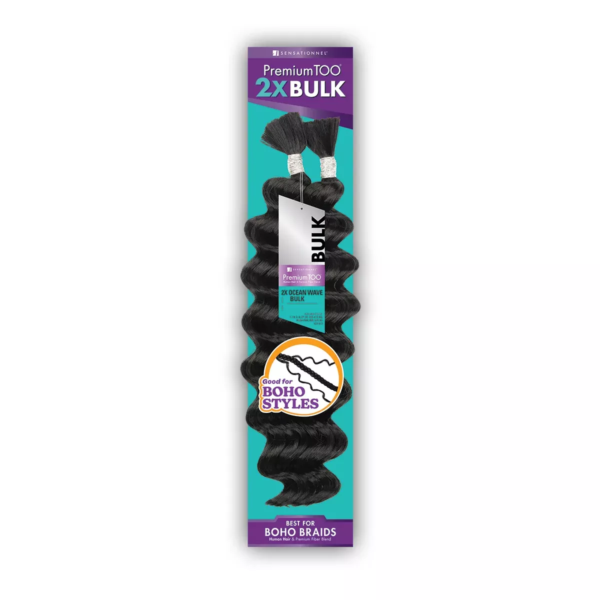 Sensationnel Premium Too Human Blend Braid - 2X OCEAN WAVE BULK 18