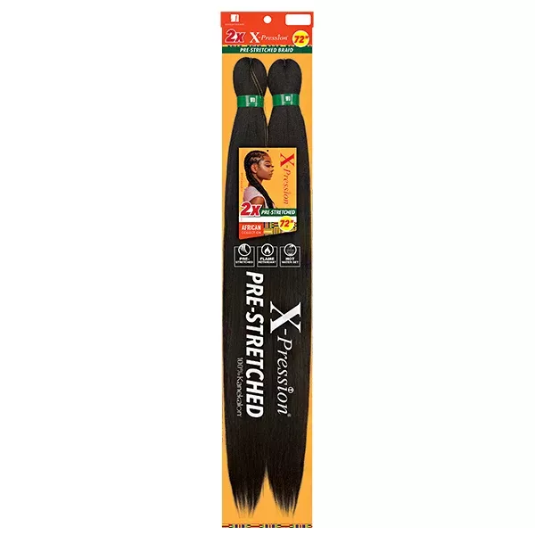 Sensationnel Synthetic Braid - 2X X Pression PRE STRETCHED BRAID 72