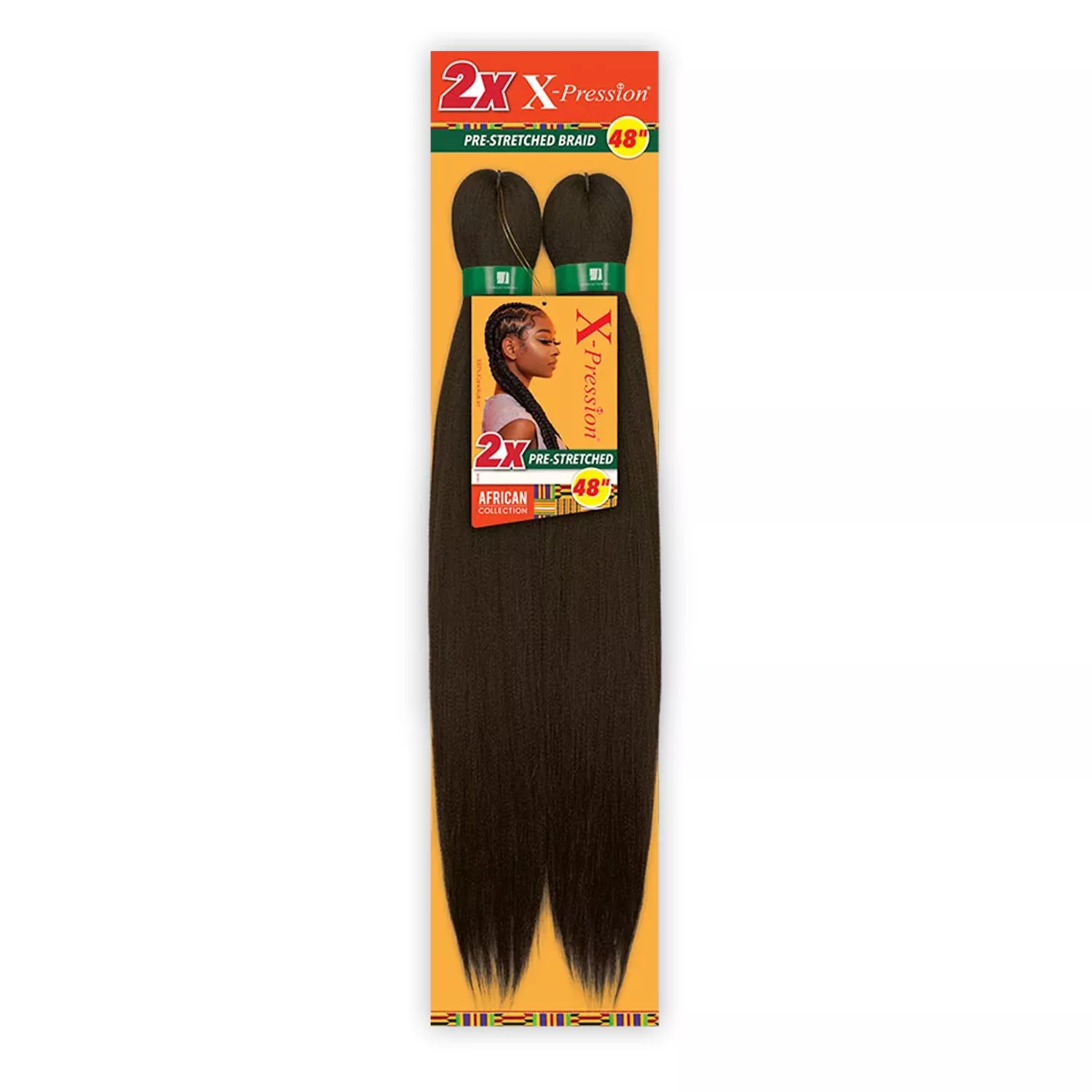 Sensationnel Synthetic Hair Braids X-Pression 2X Pre-Stretched Braid 48"