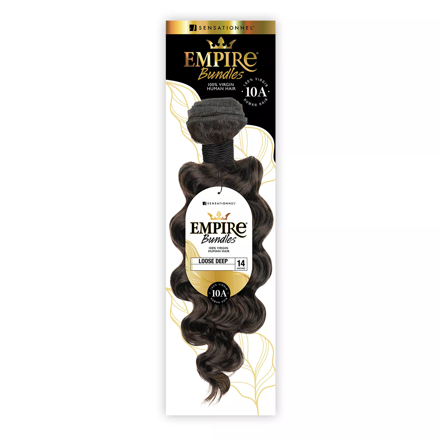 Sensationnel Virgin Human Hair Weave Empire Bundle 10A Loose Deep (10-28")