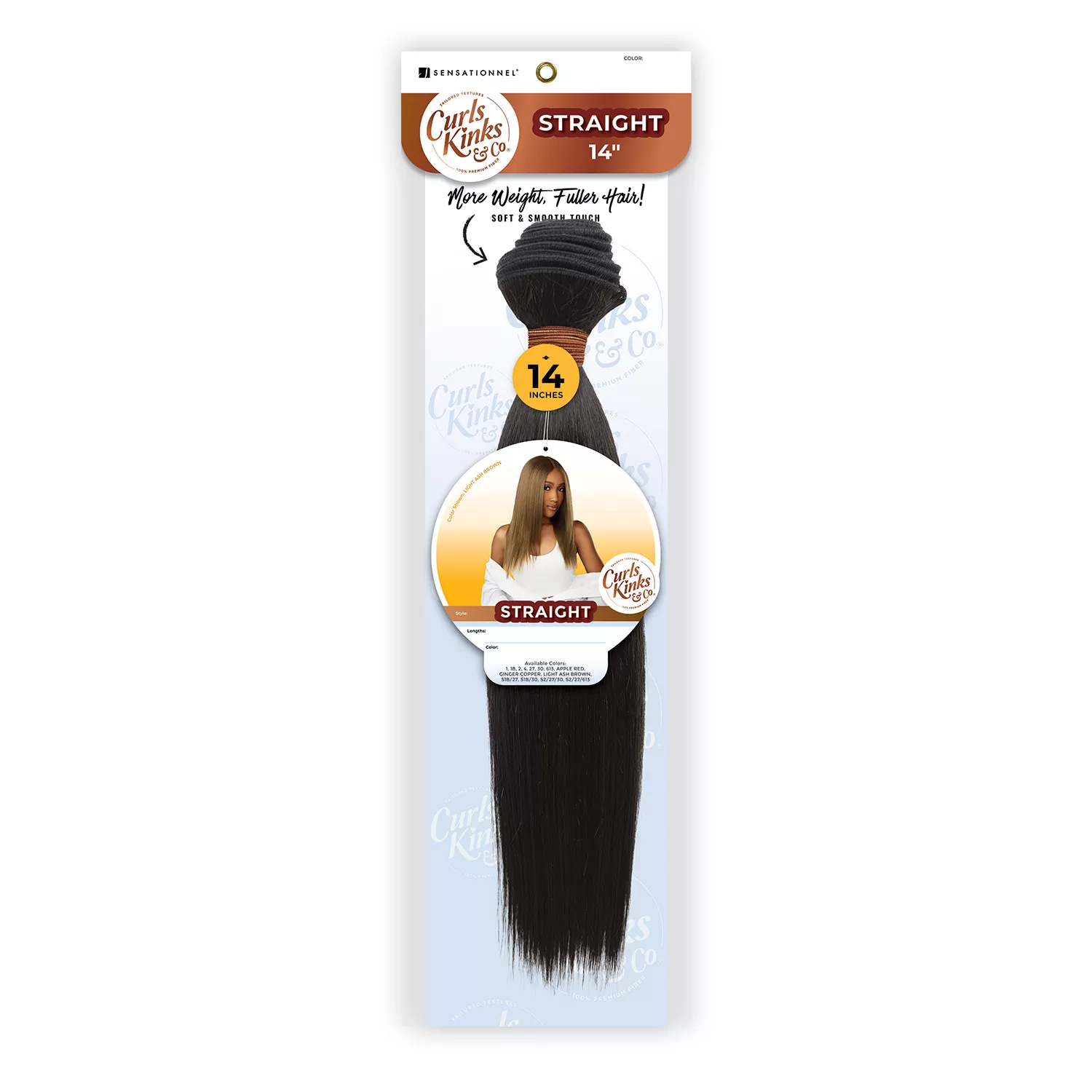 Sensationnel Weave Curls Kinks N Co Straight (14"-26")
