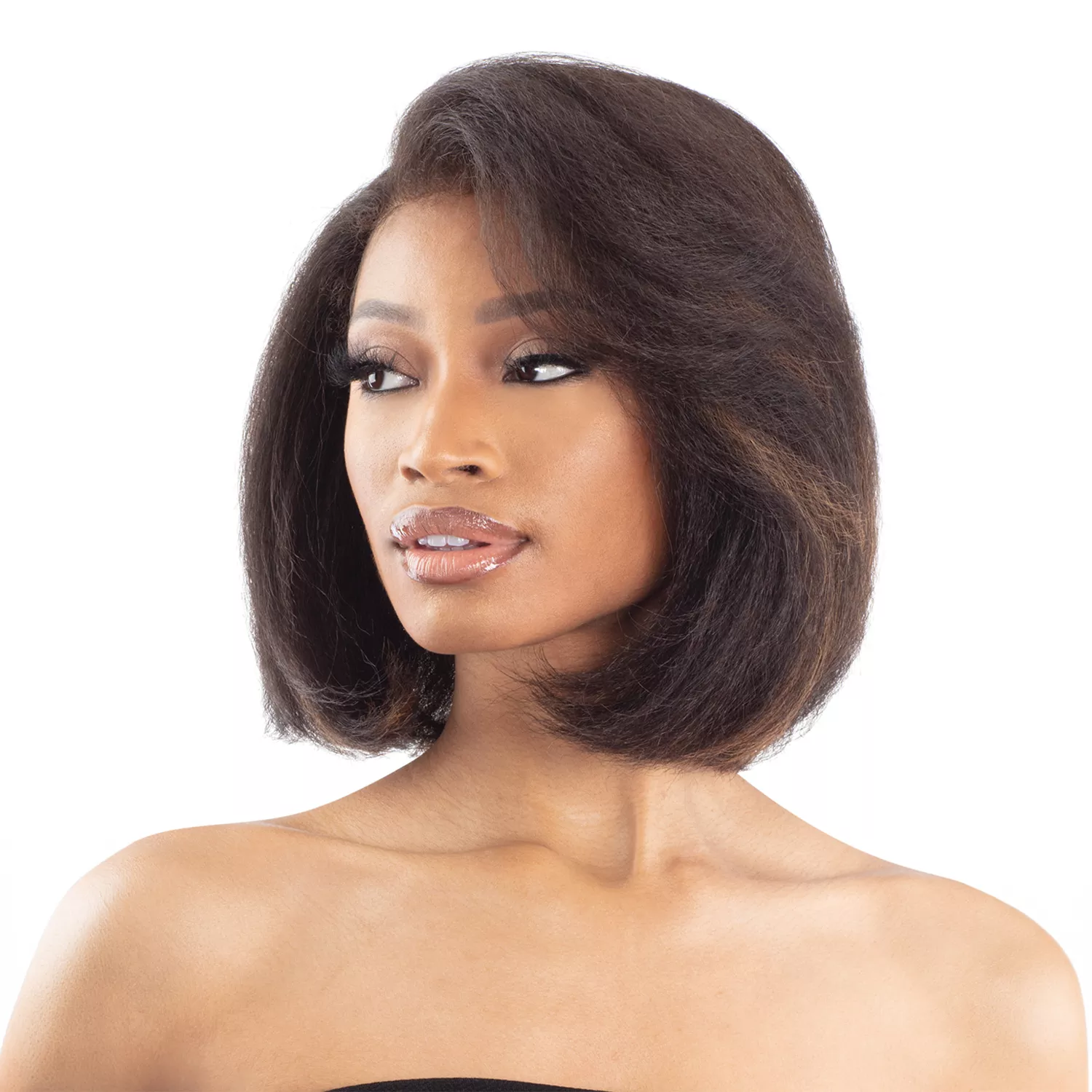 Shake-N-Go 4C Edge HD Lace Front Wig 5" Center Part Glueless Kiki