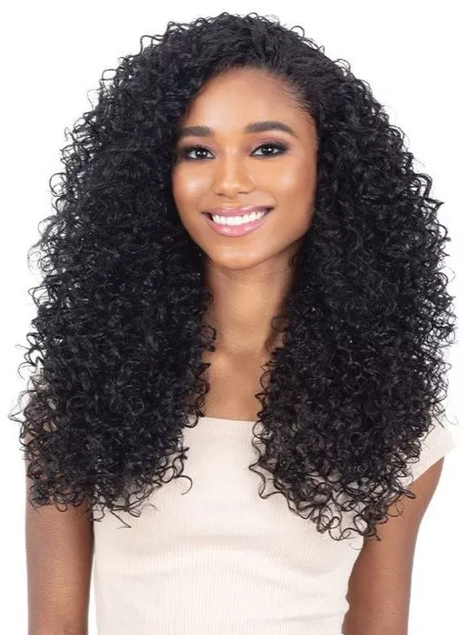 SHAKE-N-GO EQUAL DRAWSTRING PONYTAIL & HALF WIG- CRETA GIRL (Long)