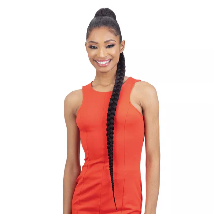 SHAKE N GO EQUAL DRAWSTRING PONYTAIL - PRE-STRETCHED BRAIDED PONYTAIL 38 "