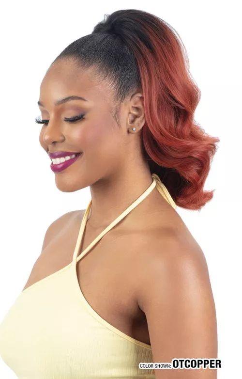 SHAKE N GO EQUAL LITE PONYTAIL - MISTY WAVE 14 "