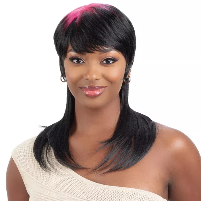 Shake N Go Equal Lite Retro Style Full Wig - STRAIGHT MULLET