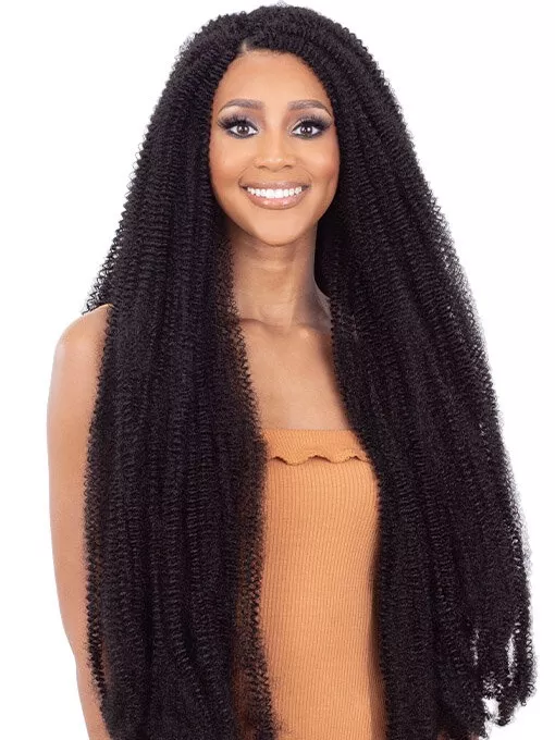 SHAKE-N-GO FREETRESS BRAID 3X PRE-FLUFFED POPPIN' TWIST 24 "