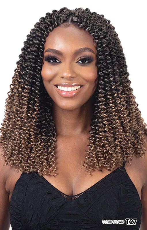 SHAKE-N-GO FREETRESS BRAID 3X TAHITI WATER CURL 12 "