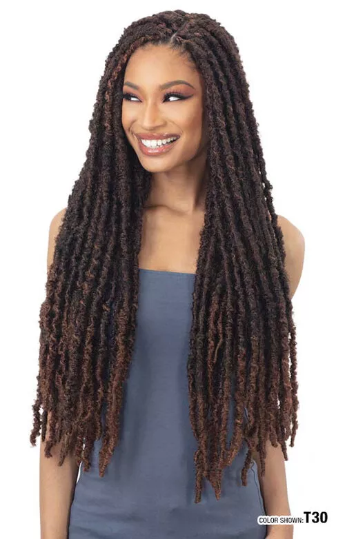 SHAKE-N-GO FREETRESS CROCHET BRAID 2X INDIE DISTRESSED LOC 26 "