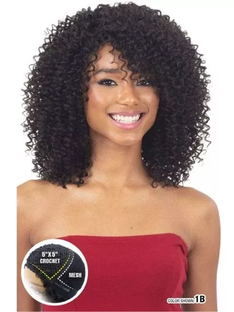 Shake N Go FreeTress Equal Curlified 5x5 Hand-tied Crochet Wig CURL CODE *MEGA SALE