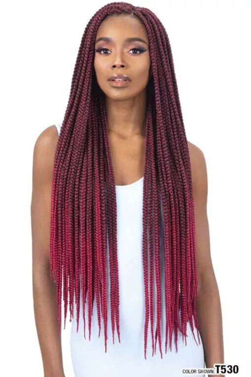 SHAKE-N-GO FREETRESS SYNTHETIC 3X INDIVIDUAL BOX BRAID 28 "