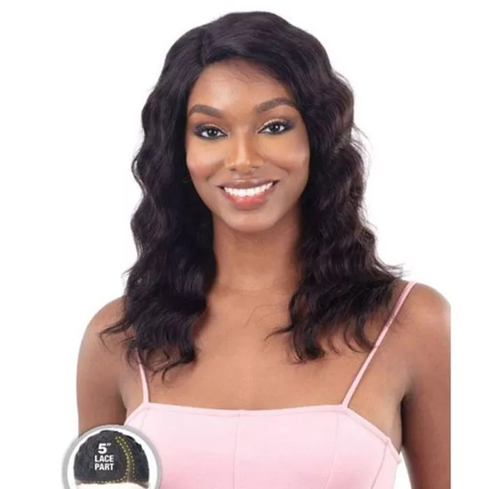 SHAKE-N-GO GIRLFRIEND 100% VIRGIN HUMAN HAIR HD LACE FRONT WIG - LOOSE DEEP 18 "