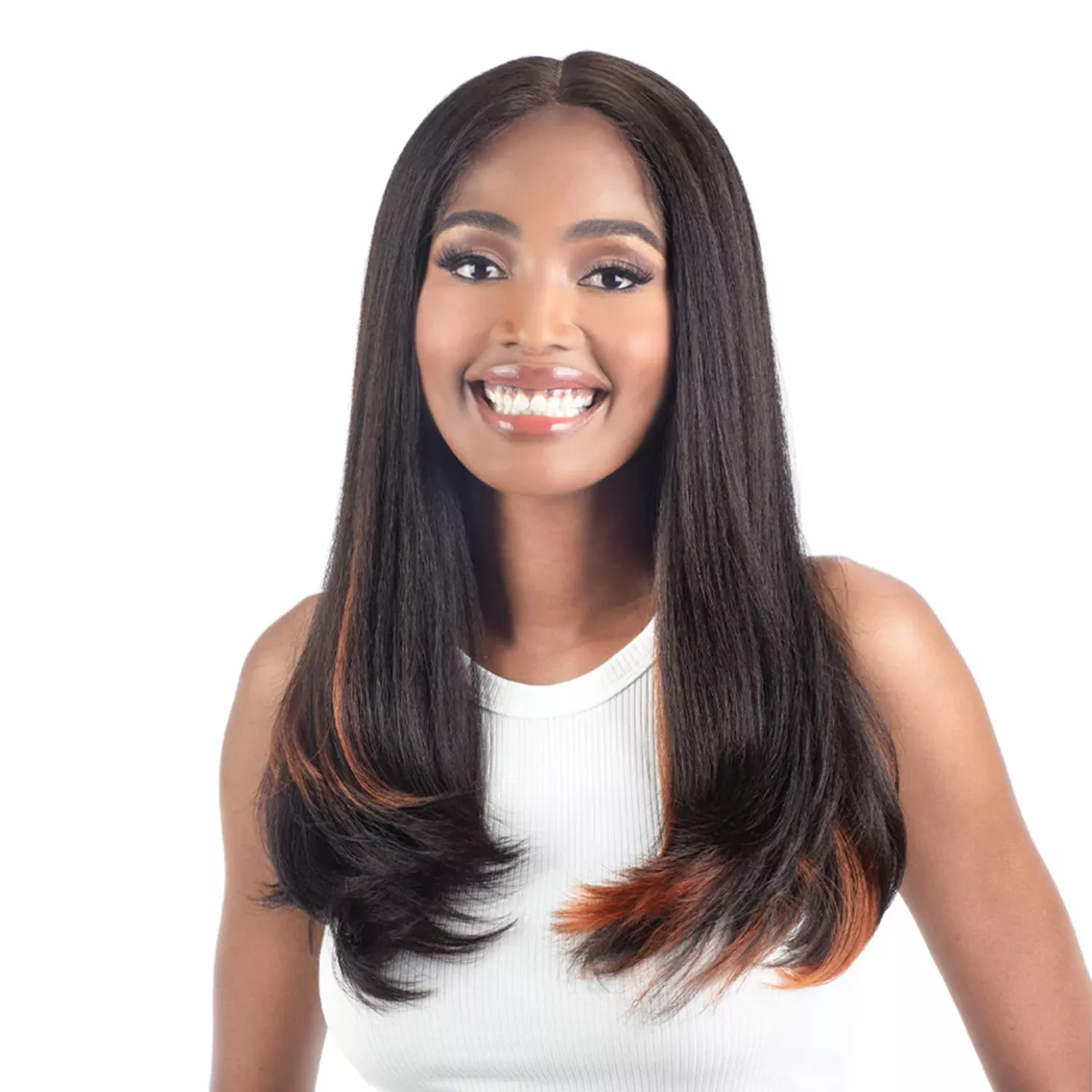 Shake-N-Go HD Lace Front Wig Glueless Snatched Silk Pressed