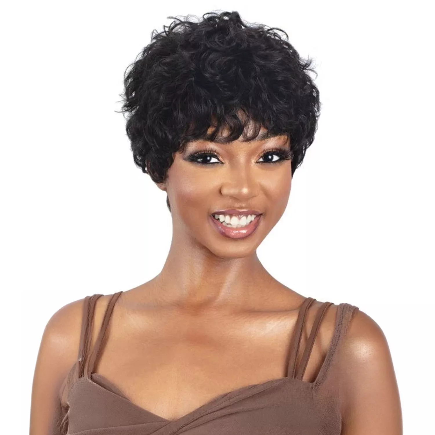 Shake-N-Go Human Hair Wig Glueless Golden Evara