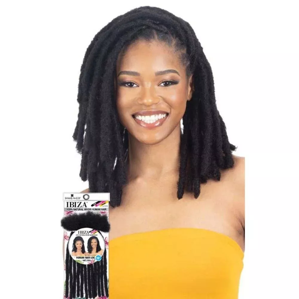 SHAKE-N-GO IBIZA 100% NATURAL VIRGIN HUMAN HAIR LOC