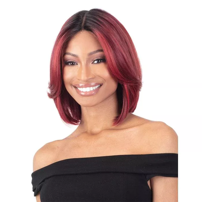 SHAKE N GO ORGANIQUE BOB LIFE SYNTHETIC HD LACE FRONT WIG - DESIRE