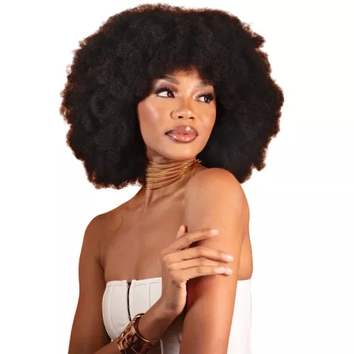 SHAKE N GO ORGANIQUE HUMAN HAIR BLEND BRAIDS - 4X AFRO KINKY BULK 12