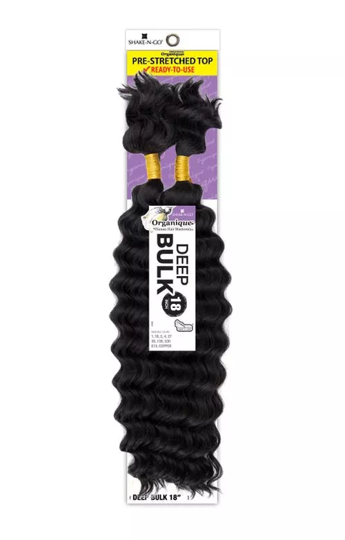SHAKE N GO ORGANIQUE HUMAN HAIR BLEND BRAIDS - DEEP BULK