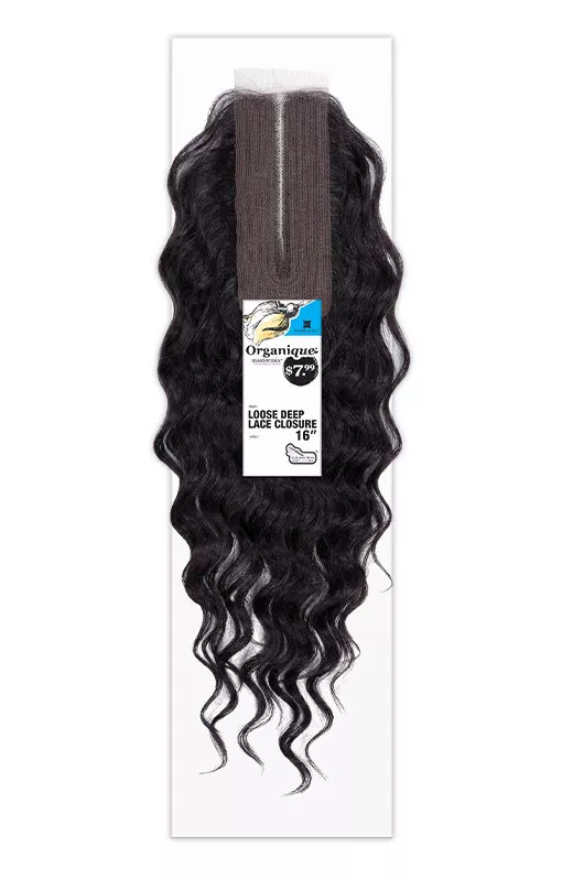 SHAKE-N-GO ORGANIQUE MASTERMIX CLOSURE - LOOSE DEEP WAVE 16 "