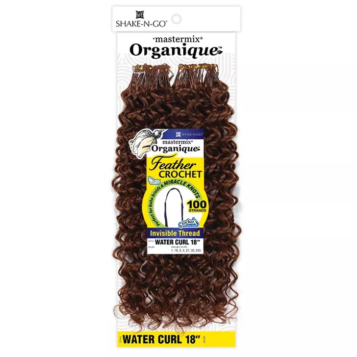 Shake N Go Organique Mastermix Feather Crochet Braids - WATER CURL 18"
