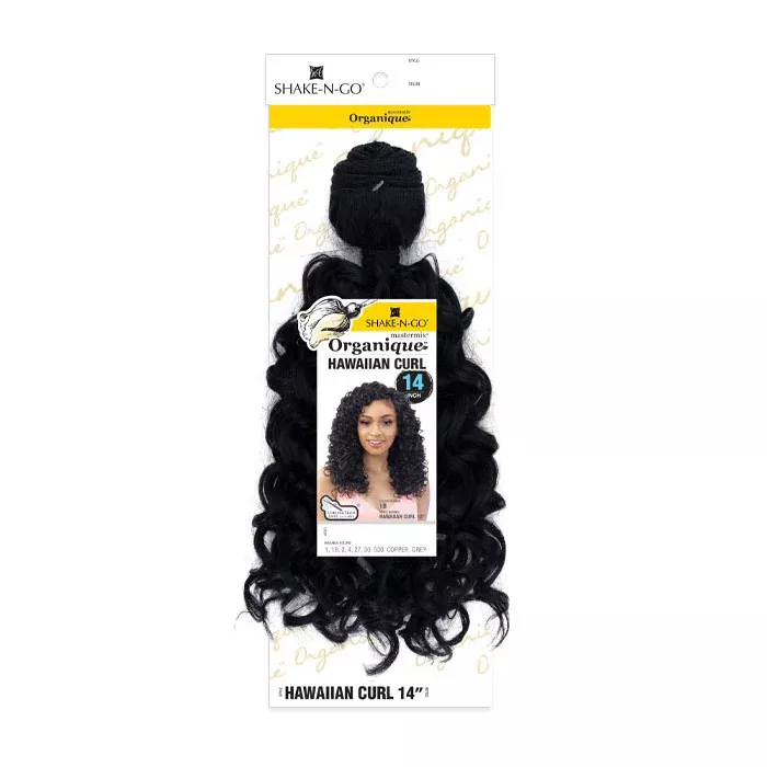 Shake N Go Organique Mastermix Weave - HAWAIIAN CURL 14"