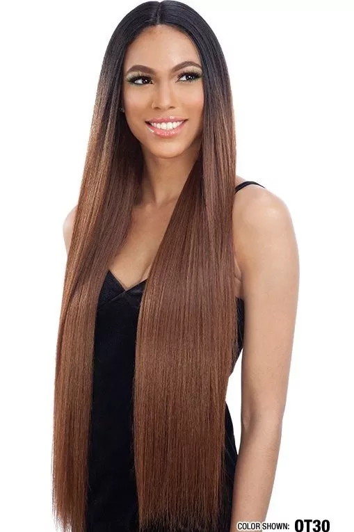 SHAKE-N-GO ORGANIQUE MASTERMIX YAKY STRAIGHT 4PCS 24 " /26 " /28 " + CLOSURE