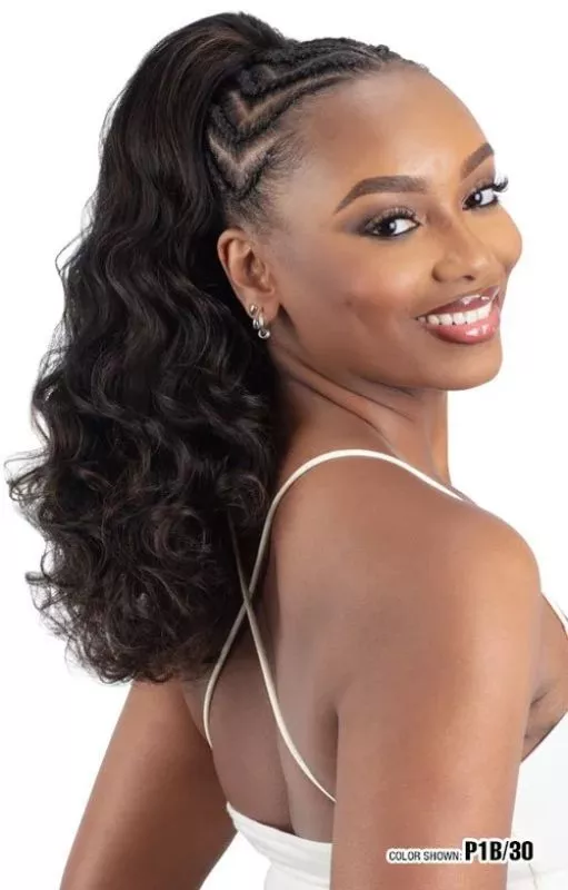 SHAKE N GO PONYCRUSH DRAWSTRING PONYTAIL - EASYBREEZY
