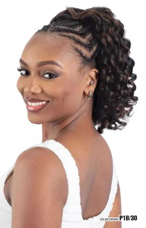 SHAKE N GO PONYCRUSH DRAWSTRING PONYTAIL - FLIRTMODE